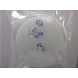 6 Genuine Oval Cut Tanzanite - High Quality