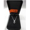Image 2 : New - Sterling Silver "XO" Necklace