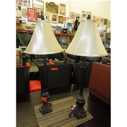 Pair of "Bamboo Company" buffet lamps