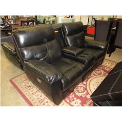 NEW - Power reclining loveseat with console center