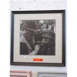 Framed artistic print - double matted