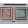 Image 1 : 2 Paper Art flower pictures