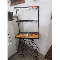 Floor standing wine rack