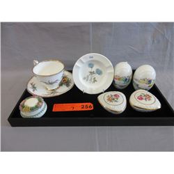 7 English & German china decoratives