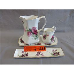 English bone china - 4 pieces
