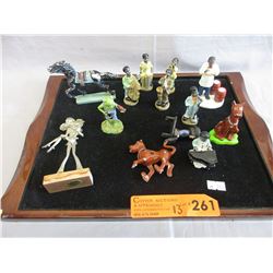 Vintage die cast & resin figurines