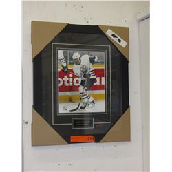 Georges Laraque framed photograph