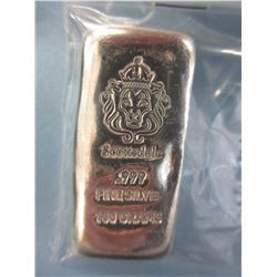 100 Gram - .999 Silver "Scottsdale Mint" Loaf