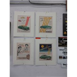 4 Vintage magazine advertisements