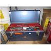 Image 1 : Metal tool box & contents - used