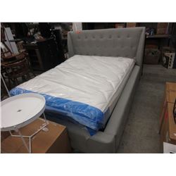 New - Queen size upholstered bedframe