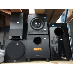 5 Assorted stereo components