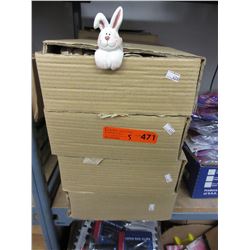 5 Boxes of pottery planter decorations