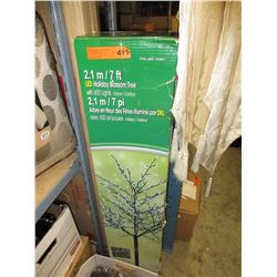 7' LED Holiday Blossom tree - store return