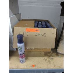 40 Cans of Herbal Essence mousse