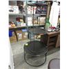 Image 1 : Metal end tables & coffee table - used