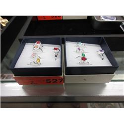 New - Ten assorted fashion rings