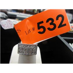 Cubic zirconia fashion ring - size 7