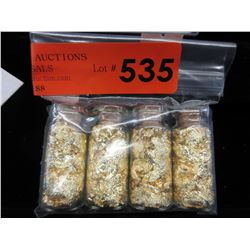 4 Vials of gold leaf