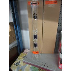 New - 18" glass bong