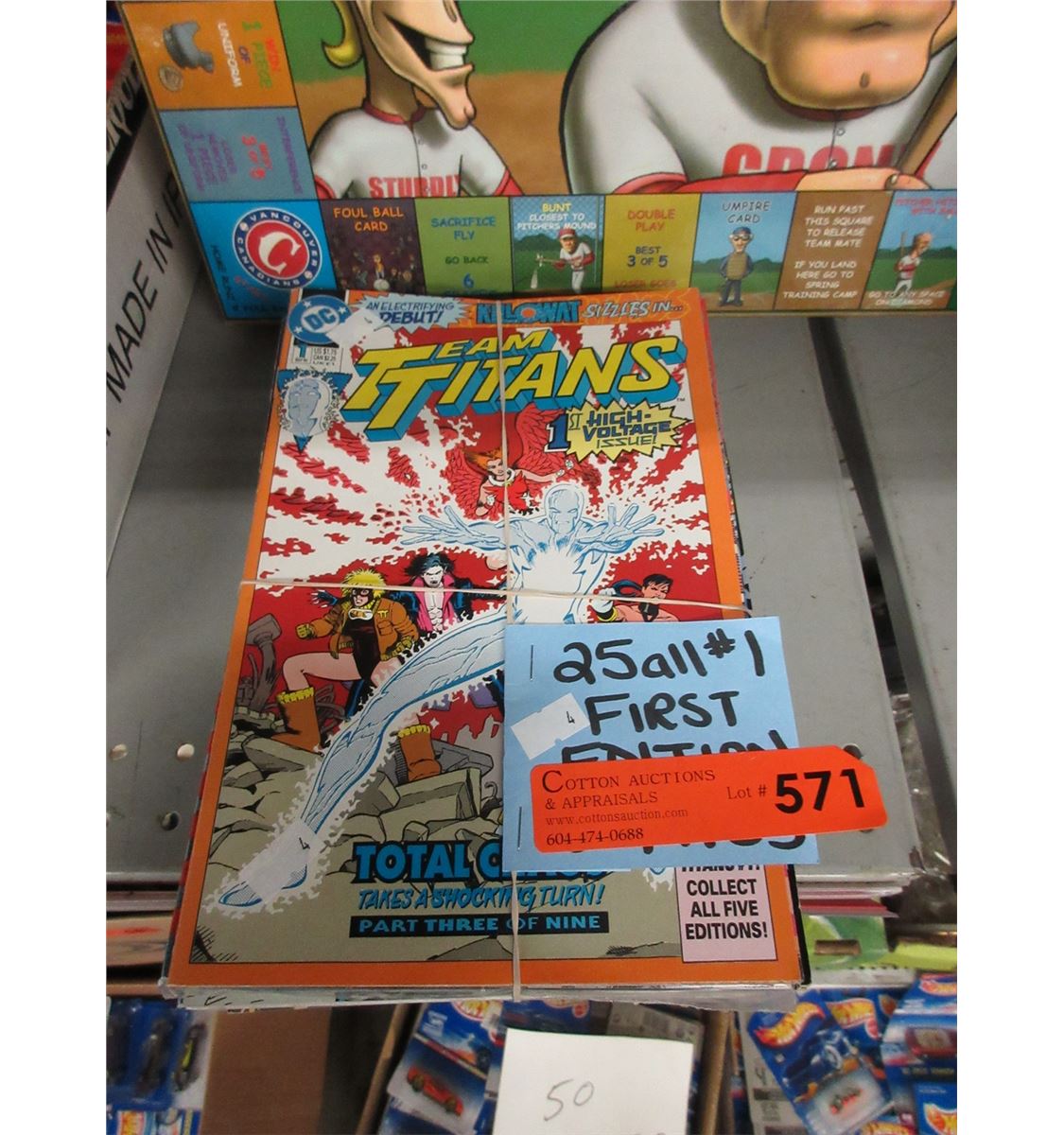 25 Assorted first edition comics