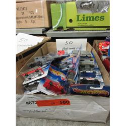 50 New Hot Wheels cars