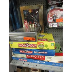 6 Monopoly games - used