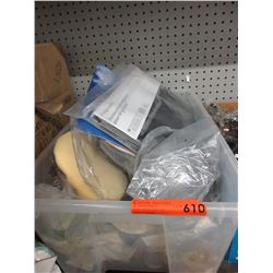 Tote of assorted new merchandise