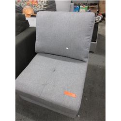 New - Upholstered armless chair