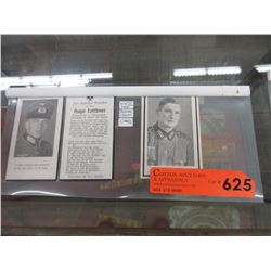 2 WWII Nazi German Death Cards