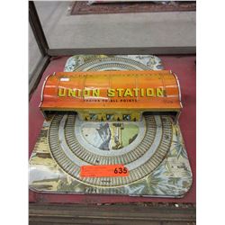 Vintage tin train toy