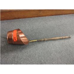 Handled copper plant pot