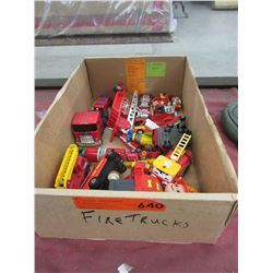 Collection of fire trucks/men - used