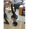 Image 1 : 2 New glass top accent tables