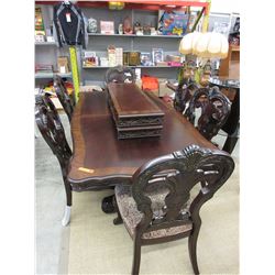 9 Piece Formal Dining Table & Chairs