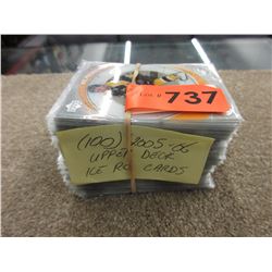 100 x 2005-06 Upper Deck Ice rookie cards