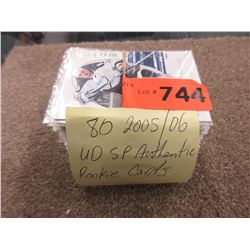 80 x 2005-06 UD SP Authentic rookie cards