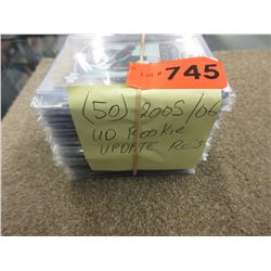 50 x 2005-06 Upper Deck rookie cards