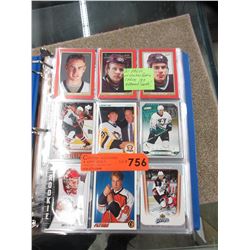 21 Pages of NHL rookie cards
