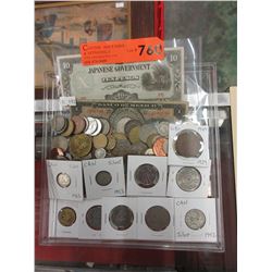 World coins, tokens & currency - 80 pieces