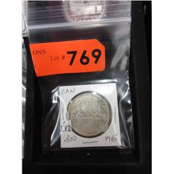 1965 Canadian Silver Dollar Coin