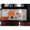 Image 1 : 1967 Canadian Centennial souvenir coin set