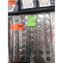 48 Canadian nickels