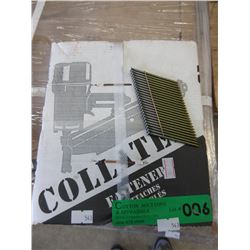 Box of new collated framing nails