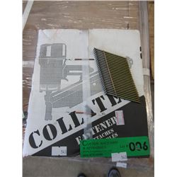 Box of new collated framing nails