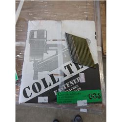 Box of new collated framing nails