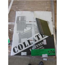 Box of new collated framing nails