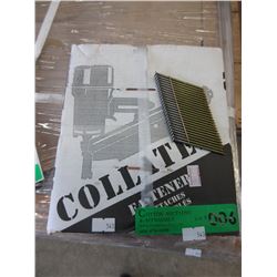 Box of new collated framing nails