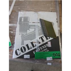 Box of new collated framing nails