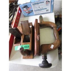 Vintage wood planes & drill